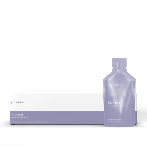 Éternel antioxidant supplement packaging